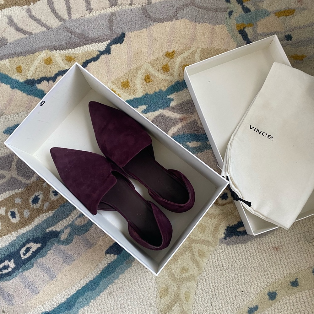 Vince Damaris Leather Flats